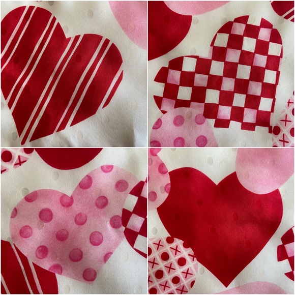 💕 Talbots & Liz Claiborne, Vintage Be My Valentine Scarf & Wristlet Bundle - Picture 7 of 16